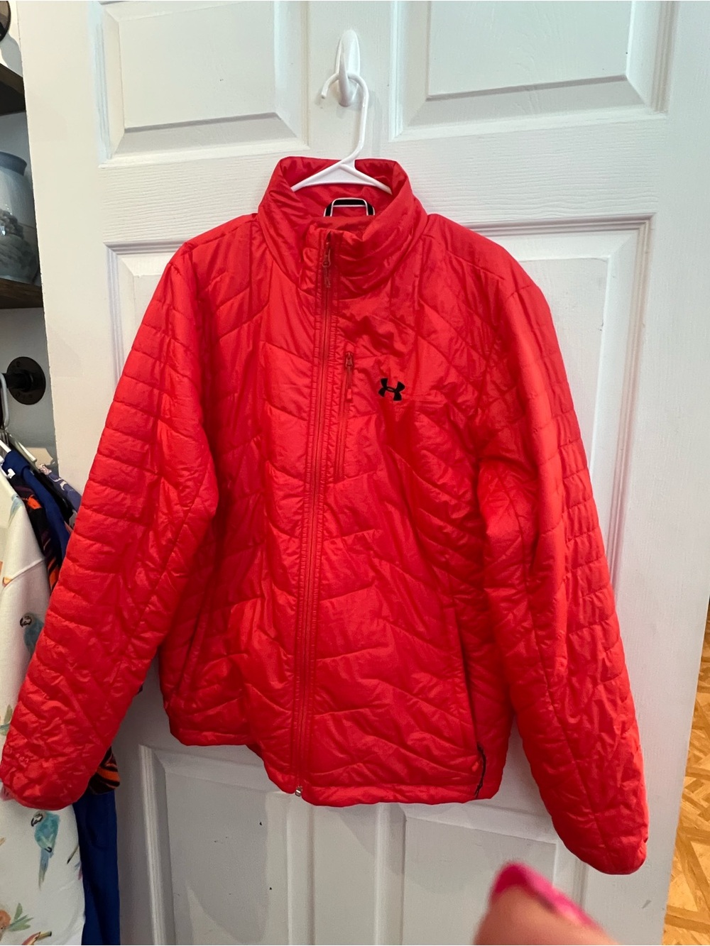 Under Armour orange Quilted Puffer Jacket s L